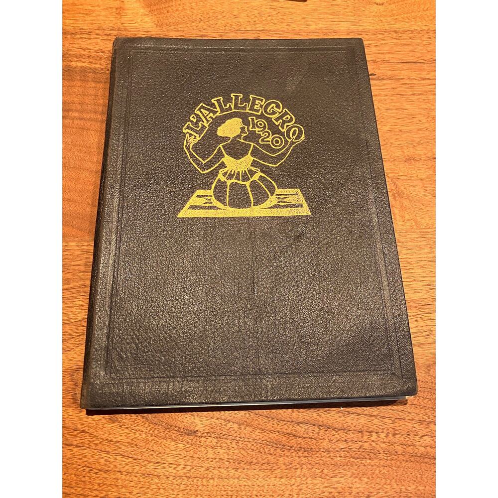 Mississippi College Yearbook Annual 1920 Antique L’Allegro